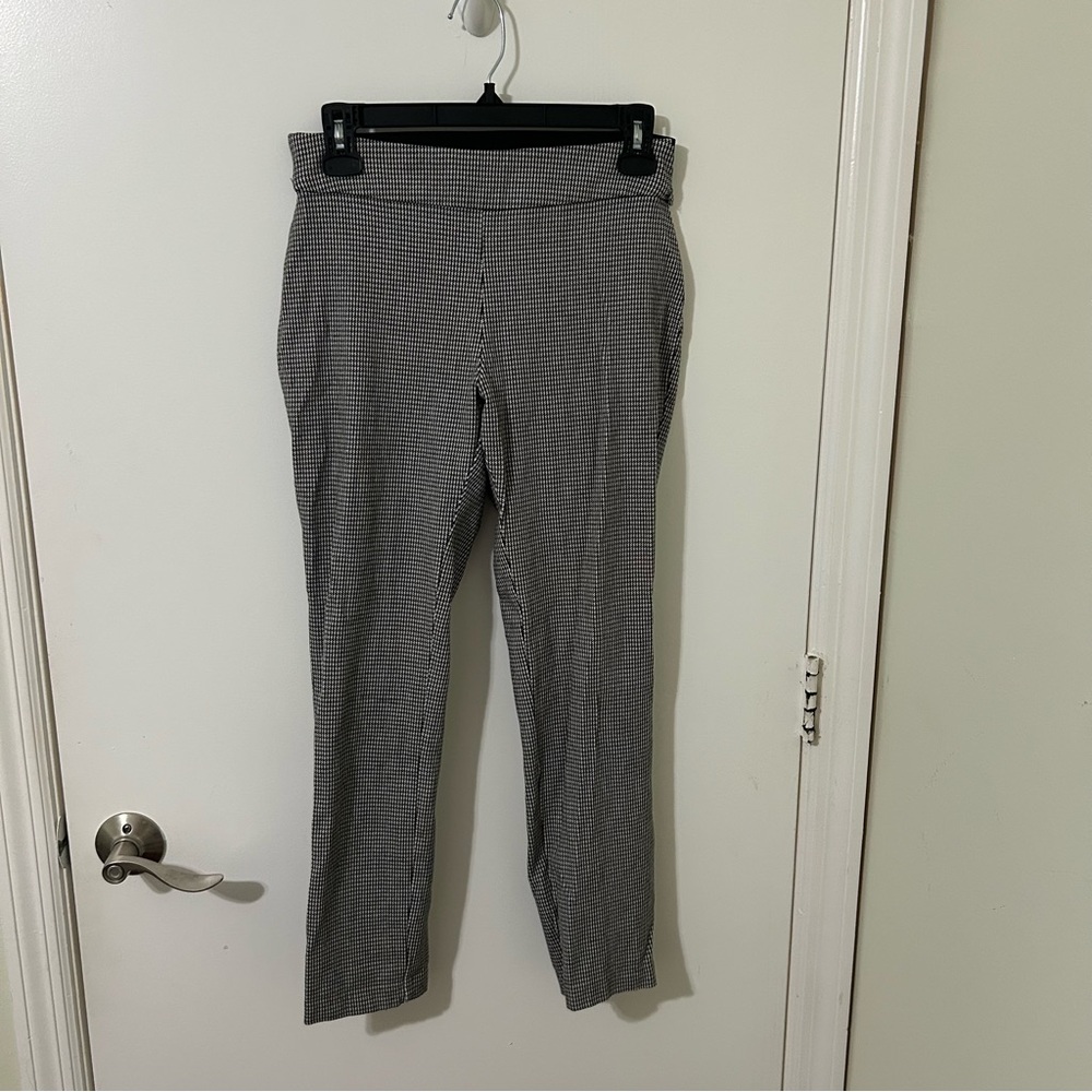 a new day Black and White Houndstooth Pants Leggings Size 2